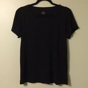 J.Crew Black Tissue Tee